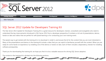 Developers Training Kit