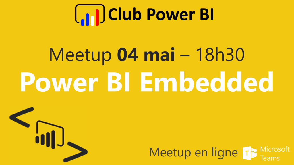Power BI Embedded – Club Power BI – Mai 2023