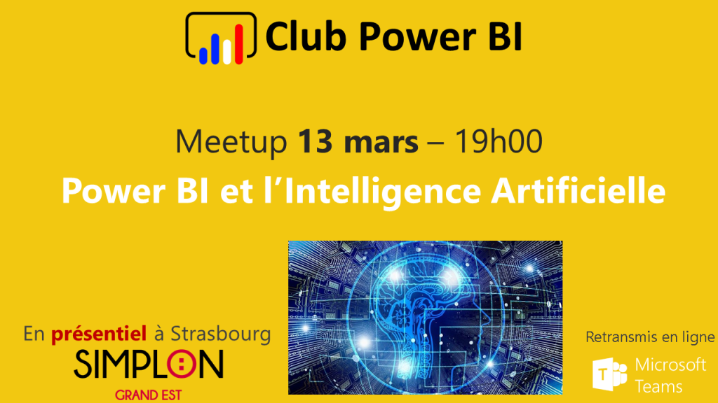 Meetup du Club Power BI de Strasbourg, mars 2023